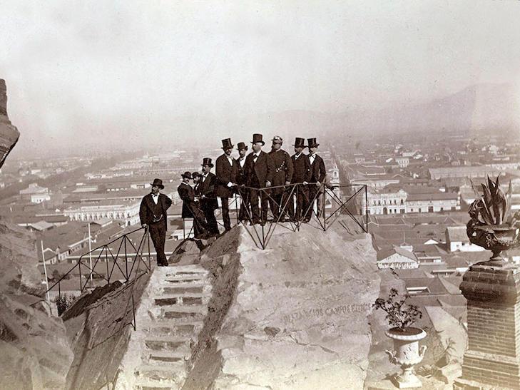 Tarpeya rock, Santiago’s Santa Lucía Hill (XIX century)