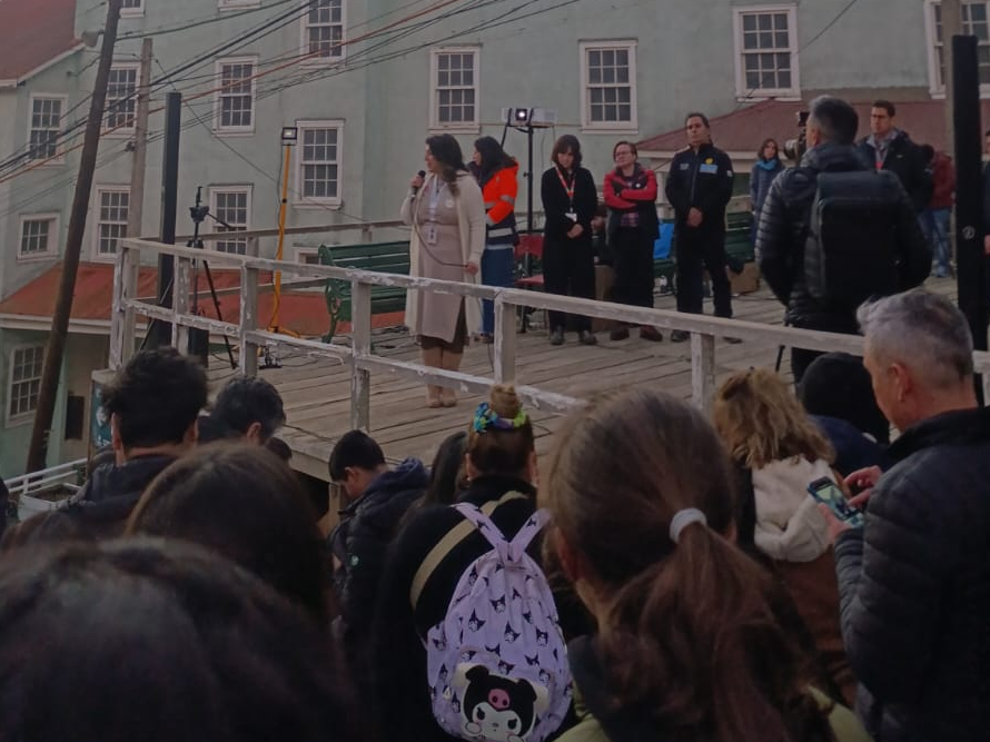 Inauguración de la Directora Regional del SERPAT en actividad en Sewell para Día de los Patrimonios