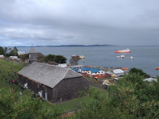 Iglesia de Caguach, Chiloé. Imagen: Alexis Caro Consejo de Monumentos Nacionales.