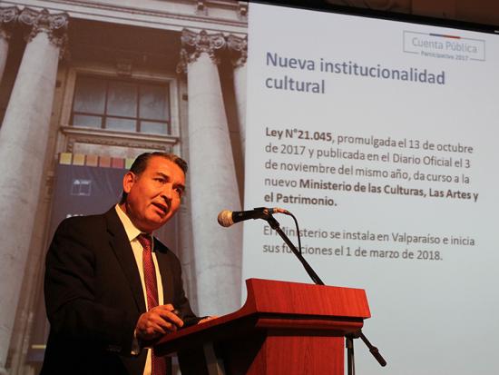 Director (S) del Servicio Nacional del Patrimonio Cultural, Javier Díaz González