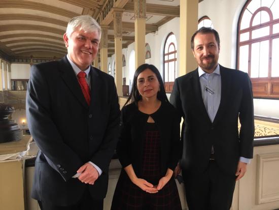 Claudio Gómez, María Isabel Orellana y Carlos Maillet encabezaron esta ceremonia.