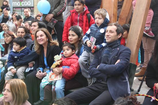 Ministra de las Culturas y subsecretario del Patrimonio Cultural en una de las actividades del Día del Patrimonio