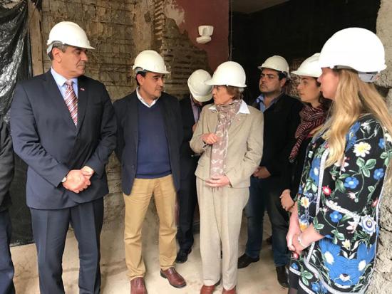 La visita fue encabezada por la máxima autoridad ministerial.