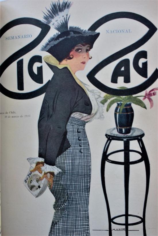 Portada revista Zig Zag 1915.