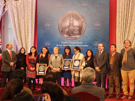 Entrega de Premios de Conservación 2017 en el Palacio de La Moneda.
