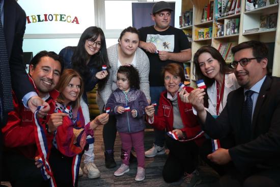 Programa nacional de bibliotecas en Instituto Teletón.