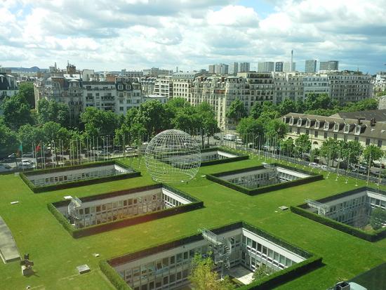 Sede de la Unesco en París, Francia.