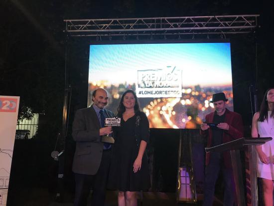 Ángel Cabeza, director Dibam y vicepresidente ejecutivo del Consejo de Monumentos Nacionales, recibió la distinción.