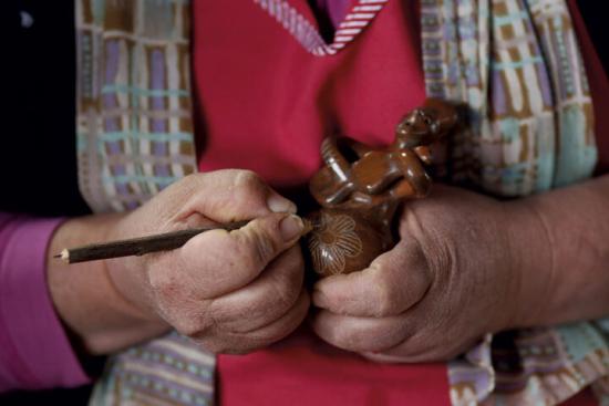 Unión de artesanos de Quinchamalí. Créditos Claudio Pérez.