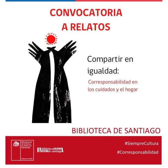 BIBLIOTECA DE SANTIAGO INVITA A LAS MUJERES A ESCRIBIR SUS RELATOS EN TORNO A LA CORRESPONSABILIDAD