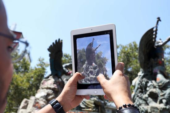 Fotografía a un monumento