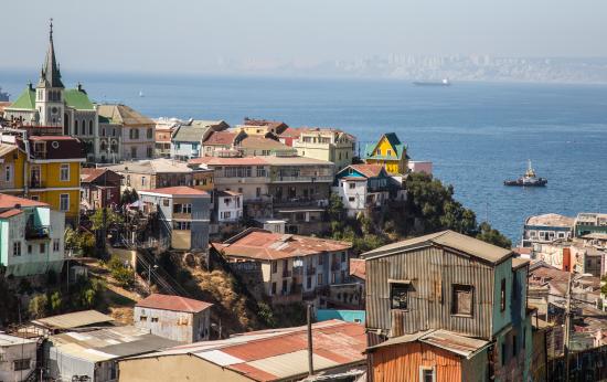 Vista de Valparaíso.