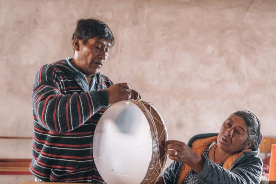 El taller finalizó con la creación de cajas challeras 