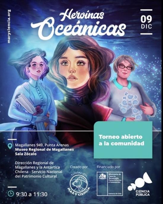 Museo Regional de Magallanes y Servicio del Patrimonio Cultural apoyan difusión de juego de cartas "Heroínas Oceánicas" 