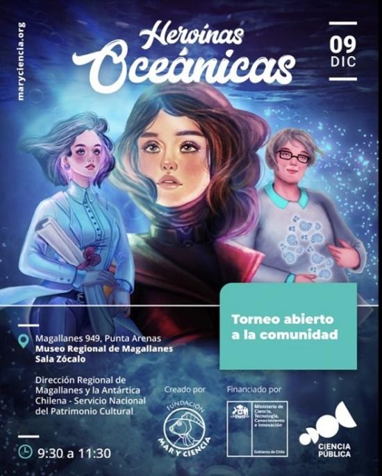 Museo Regional de Magallanes y Servicio del Patrimonio Cultural apoyan difusión de juego de cartas "Heroínas Oceánicas" 