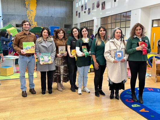 Niños de jardines Integra y Junji participaron en nueva edición de Fiesta del Libro Infantil organizada por Serpat y Mesa Regional del Plan de Lectura