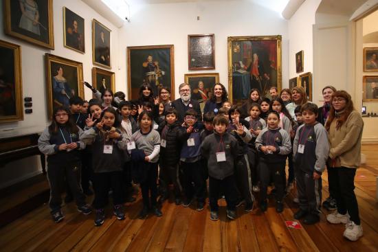 Escolares en el marco del Día Internacional de los Museos