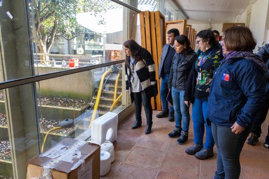 Autoridades en recorrido por el Museo de Arte y Artesanía de Linares