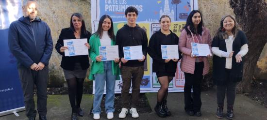 Entrega de diplomas a voluntarios(as) Día Nacional del  Patrimonio 2023