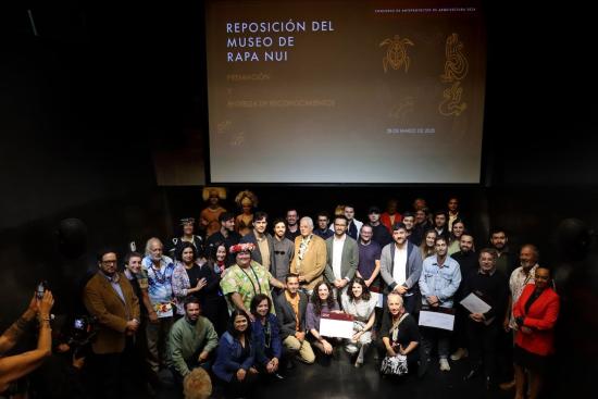 Premiación concurso Reposición del Museo de Rapa Nui.