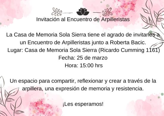 Encuentro de Arpilleras