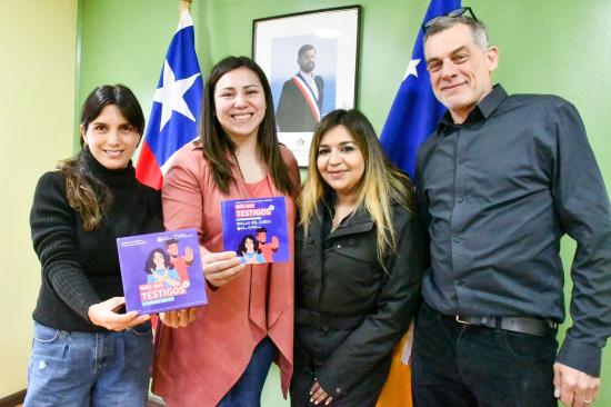Serpat visita a delegada presidencial de Provincia Antártica