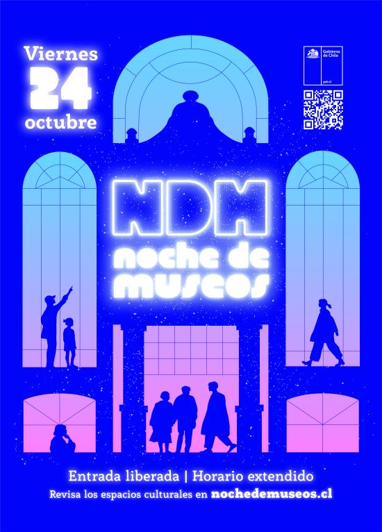 Afiche oficial Noche de Museos 2025