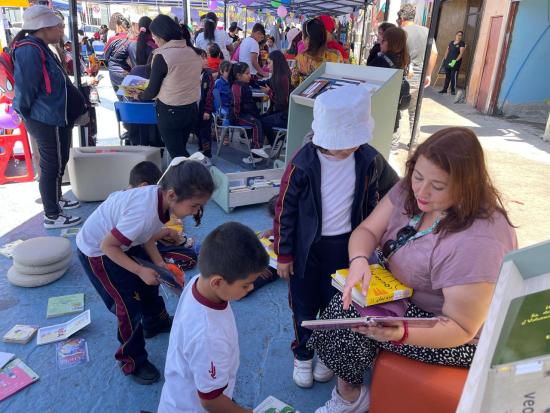 I Feria de Bibliotecas CRA en Mejillones