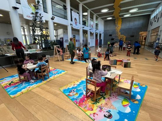 Niñas y niños de Junji Magallanes vivieron el “Día de Gabriela Mistral” en el Cijum