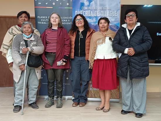 Pueblo Quechua de Ollagüe presenta vestimenta tradicional