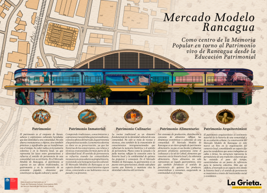 Lanzan kit educativo patrimonial que releva al Mercado Modelo de Rancagua como epicentro cultural regional