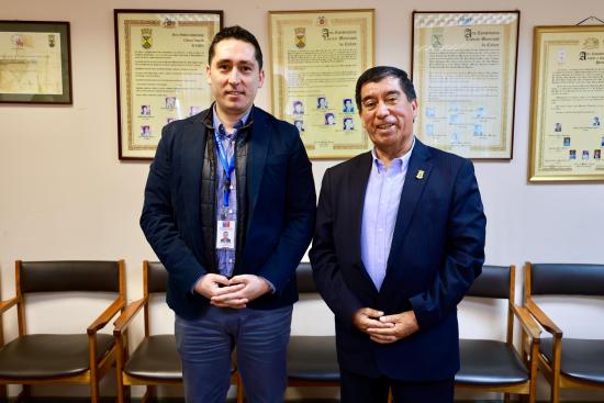 Jorge Muñoz, Conservador ARB y Jorge Radonich, Alcalde de la I. Municipalidad de Cañete