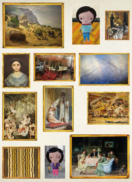 Autoadhesivos de Galería de pinturas