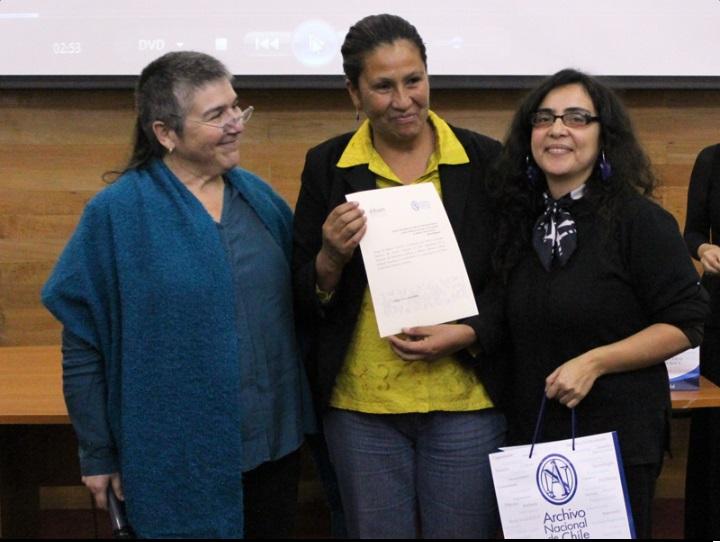 Emma de Ramón, Mirtha Gallardo y Marcela Morales