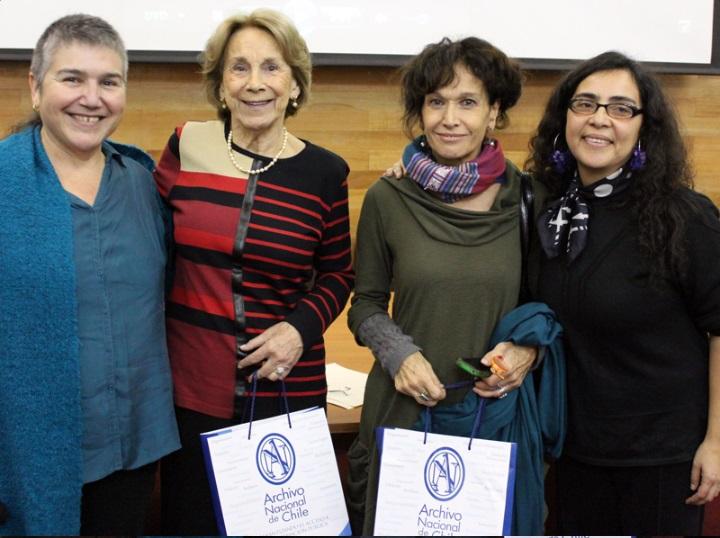 Emma de Ramón, María Inés Mardones, Schlomit Baytelman y Marcela Morales