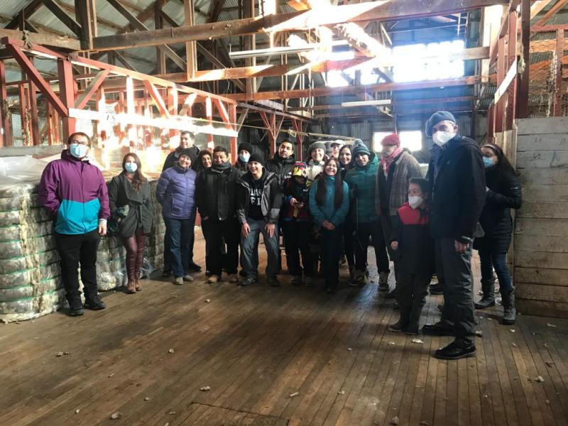 Día de los Patrimonios 2022 sábado 28 Recorrido patrimonial en galpón de esquila en Cerro Castillo