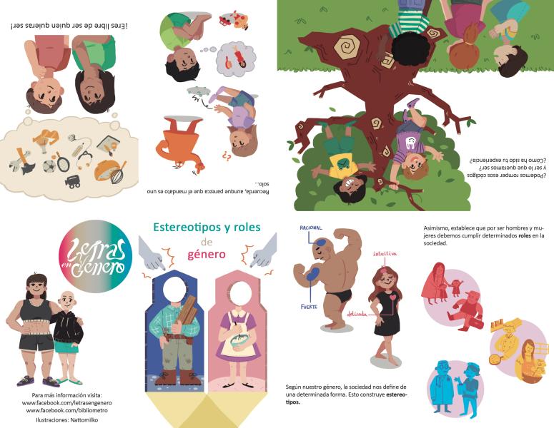 FANZINE SOBRE ESTEREOTIPOS Y ROLES DE GÉNERO DEL PROGRAMA LETRAS EN GÉNERO