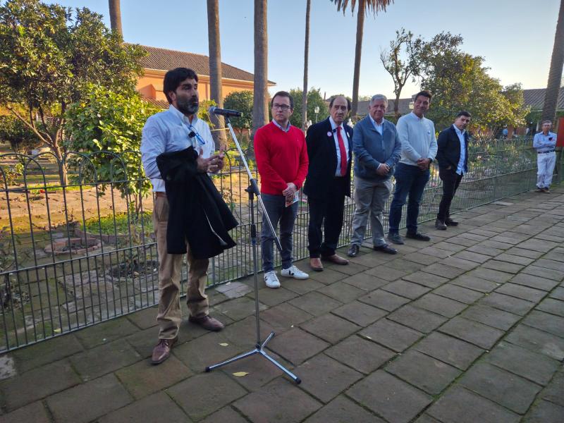 Andrés Hassen en representación de la Directora del SERPAT O’Higgins,  inaugurando el recorrido patrimonial por la Hacienda San José del Carmen El Huique, Palmilla.