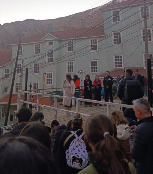 Inauguración de la Directora Regional del SERPAT en actividad en Sewell para Día de los Patrimonios