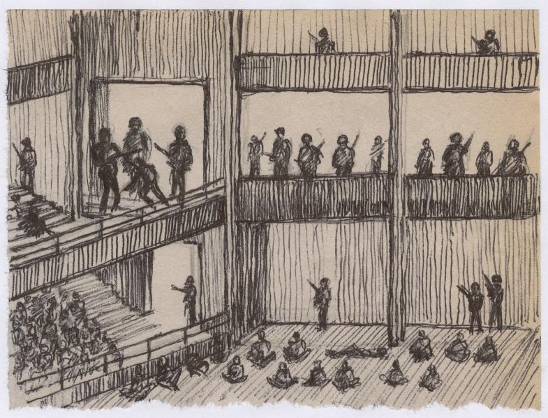 1973. Enrique Olivares Imagen resguardada por Archivo Patrimonial de la Universidad de Santiago de Chile