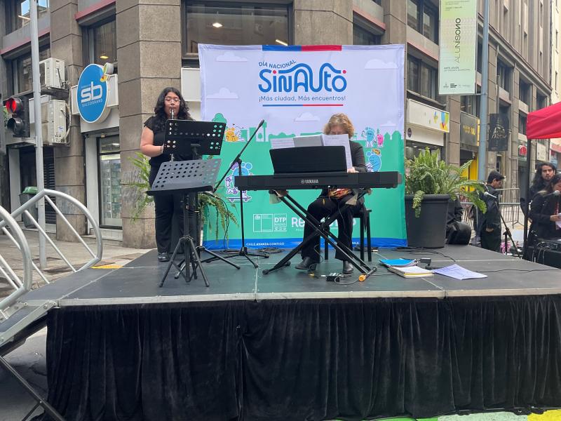 La música también se sumó a la feria de Día sin Auto