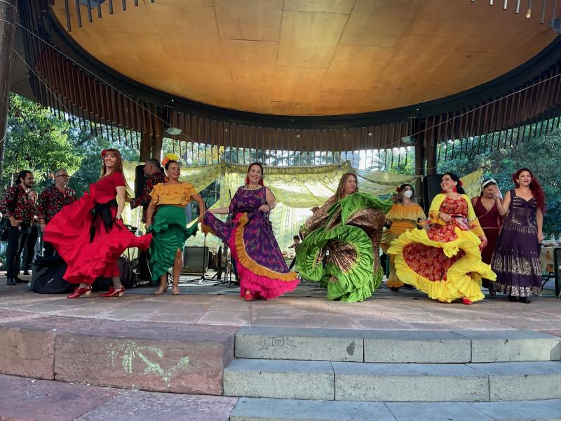 Gitanas bailando